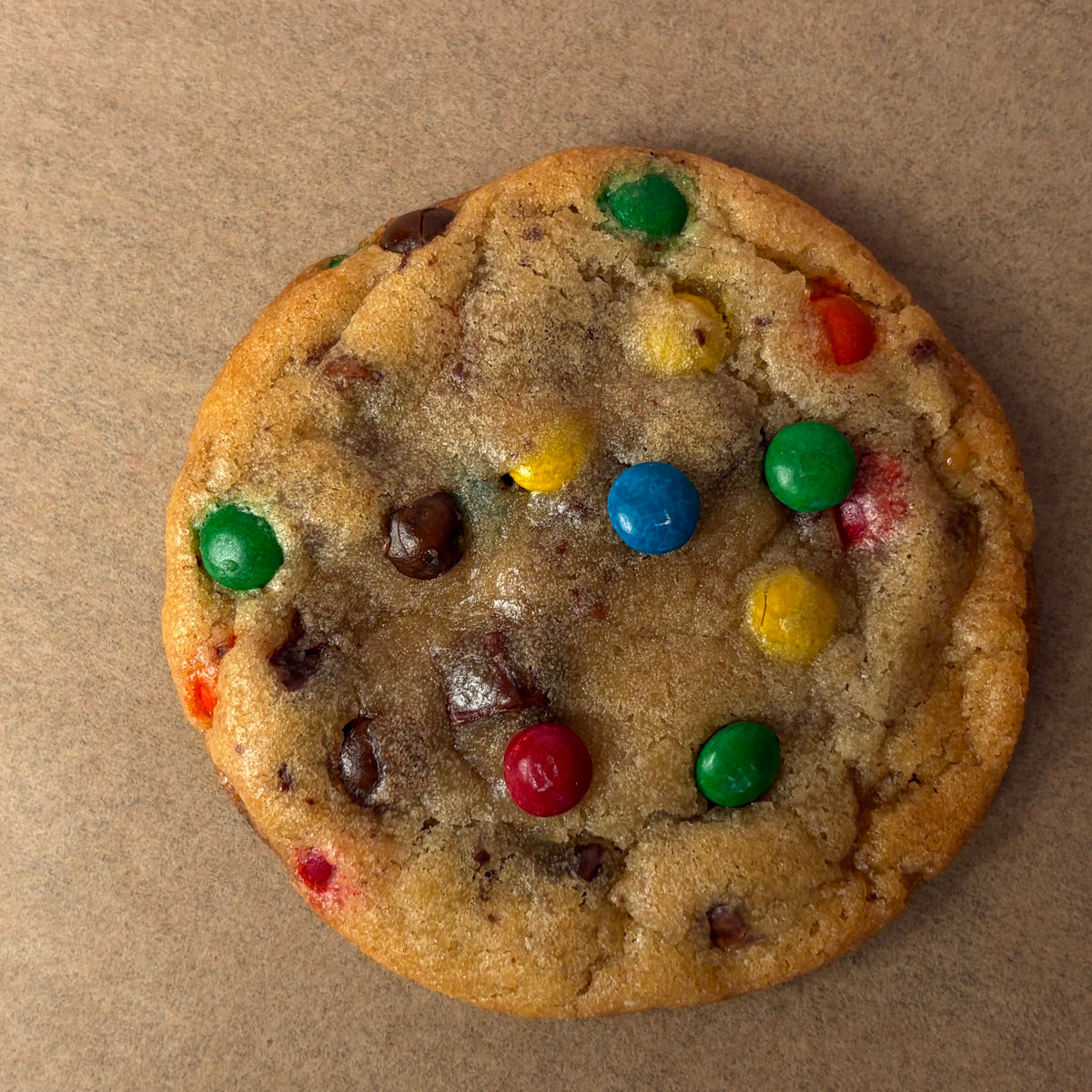 Double Chocolate Chunk M&M Cookie