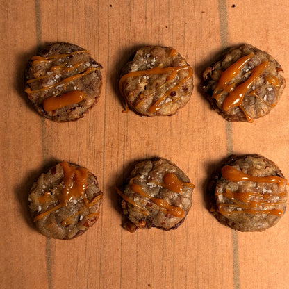 Bite-Sized Blonde Turtle Cookies (6-Pack)