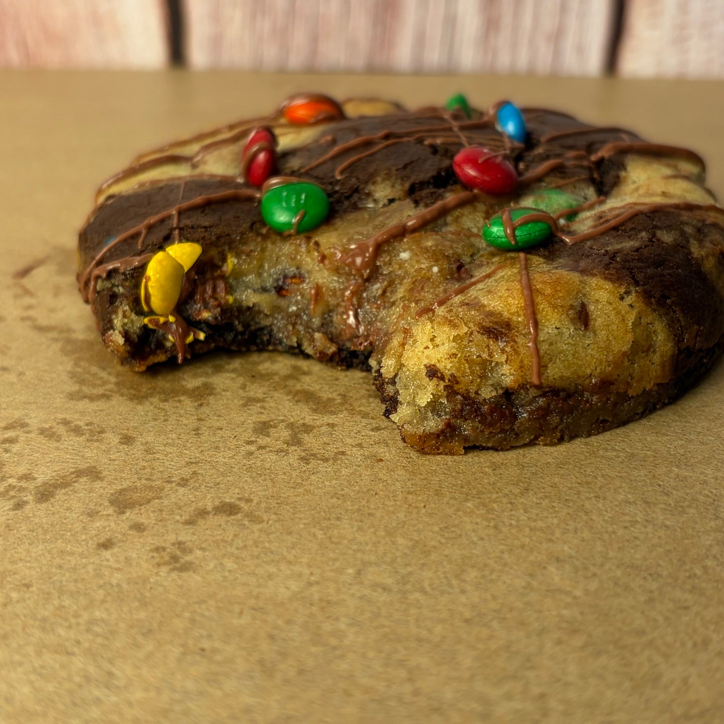 M&M Chocolate Chunk Brookie